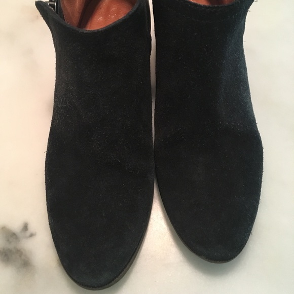 Madewell Cait Black Leather/Suede Boots - Picture 6 of 8
